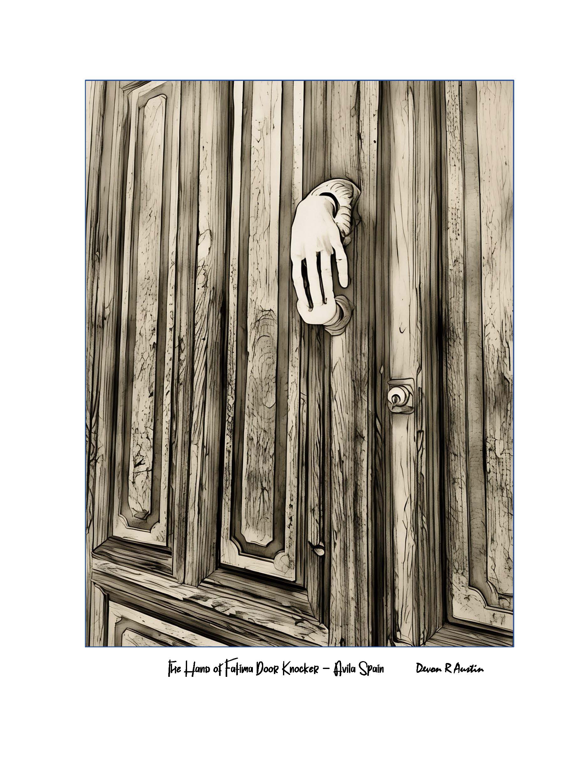 The Hand of Fatima Door Knocker - Avila, Spain