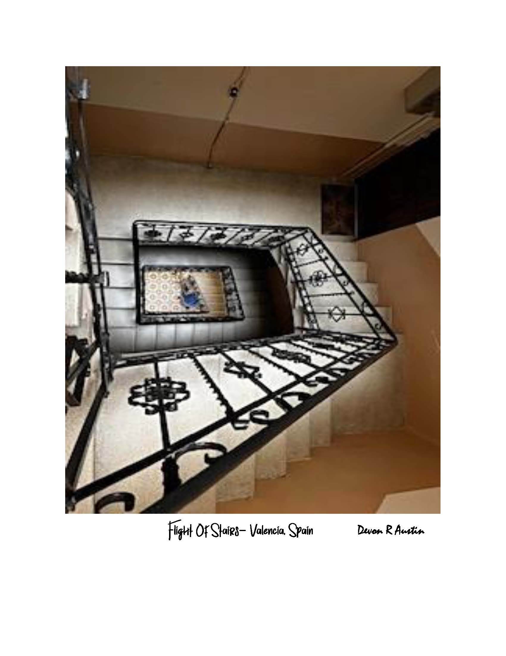 Flight Of Stairs, Valencia Spain