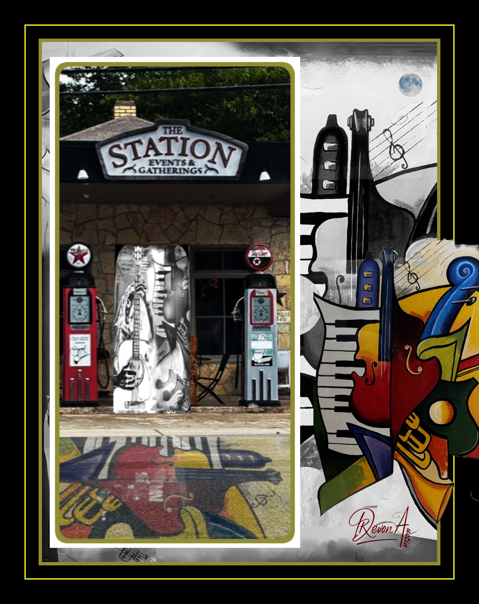 The Music Series 5 were Featured at the Songwriters Festival October 2025 , Dripping Springs, Tx  (FRAMED)