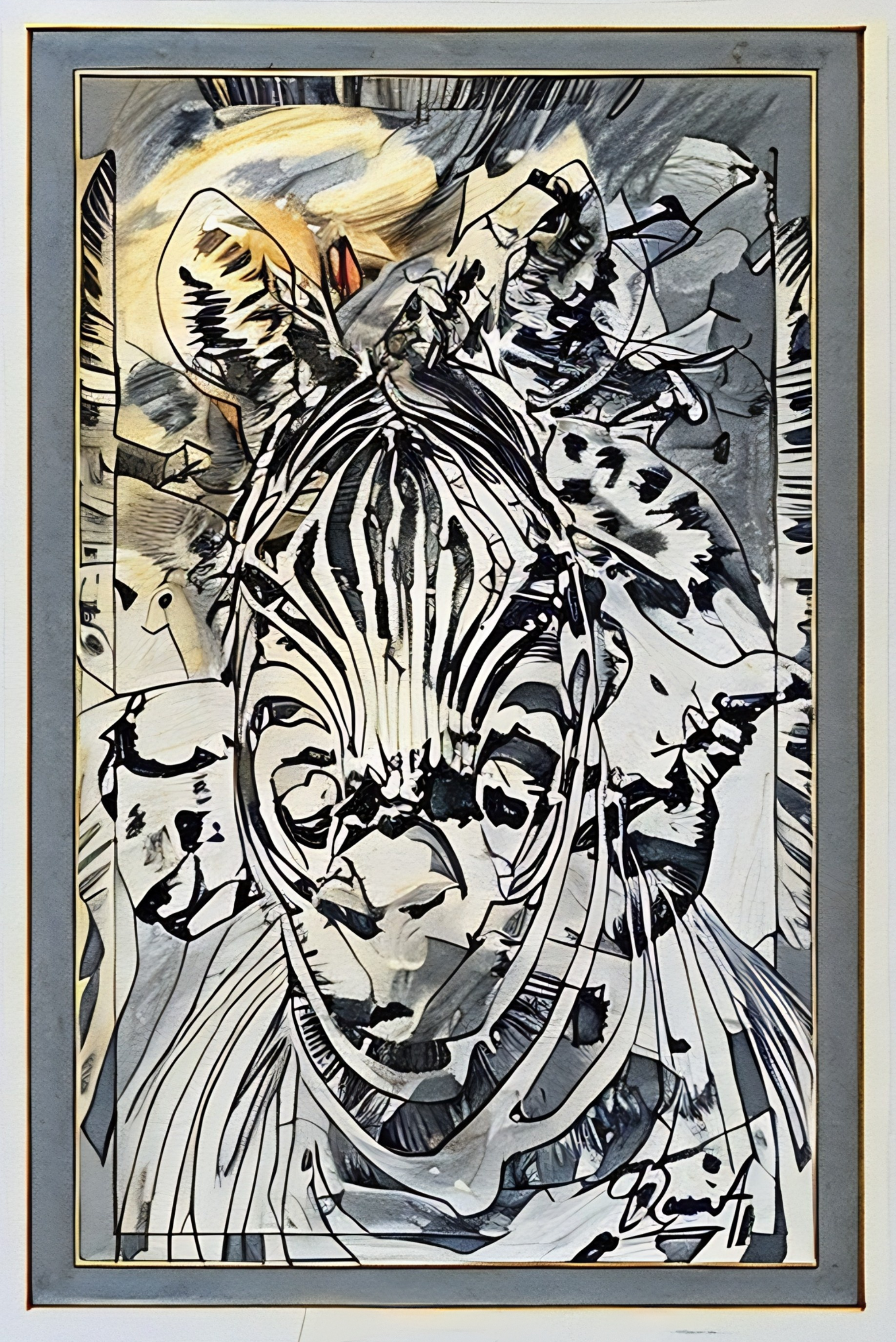  Zebra Series “Kyooreas” Limited Edition Mounted