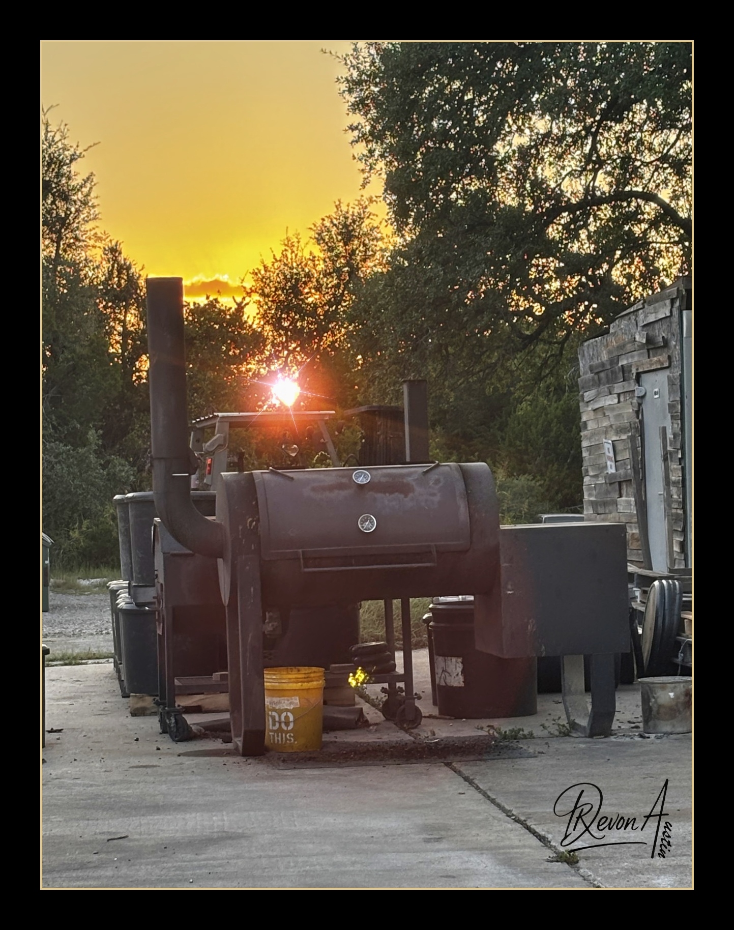 Texas Brewery Sunset