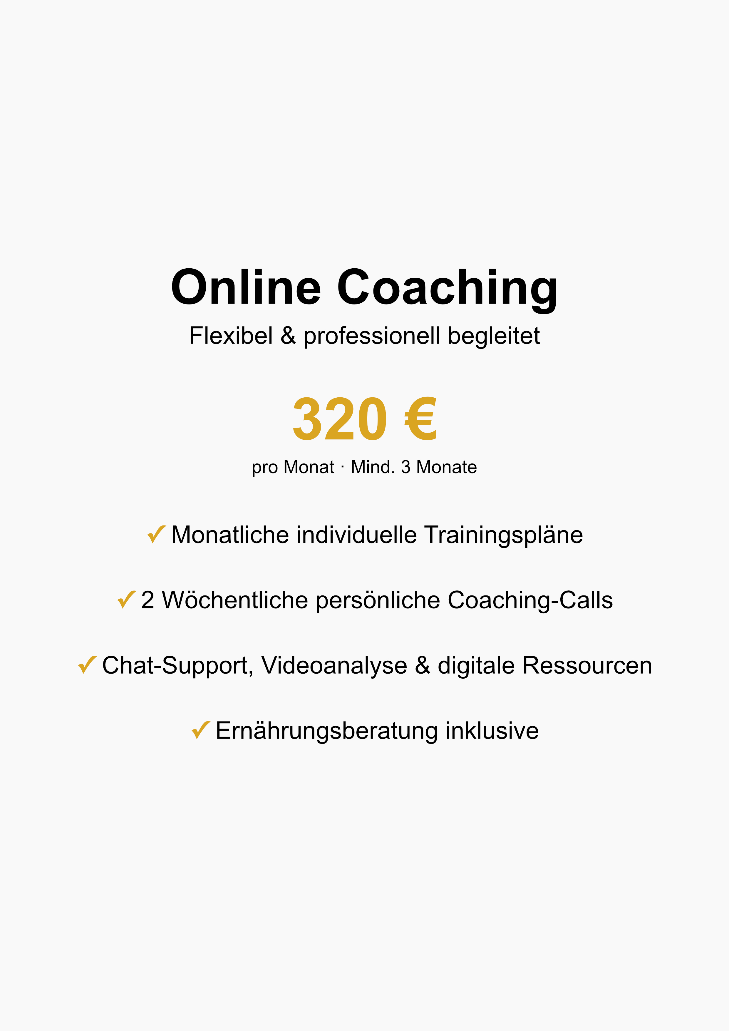 Online Coaching