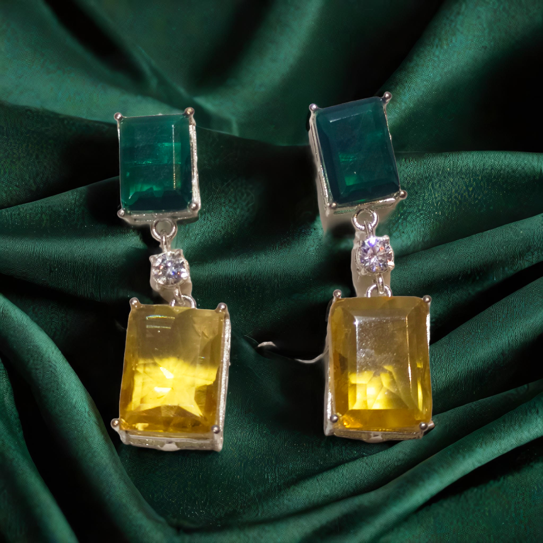 Elegant Gemstone Earrings