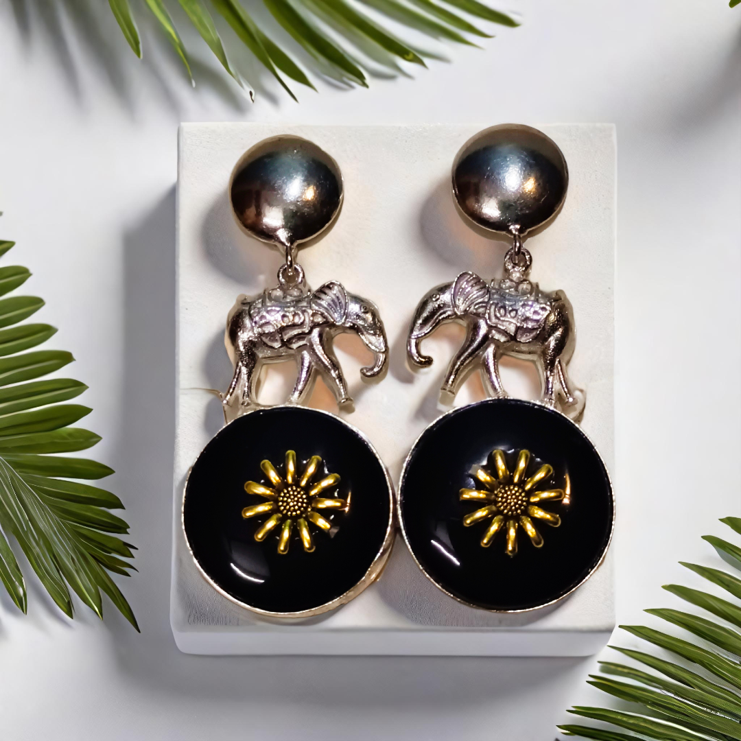 Elephant Dangle Earrings