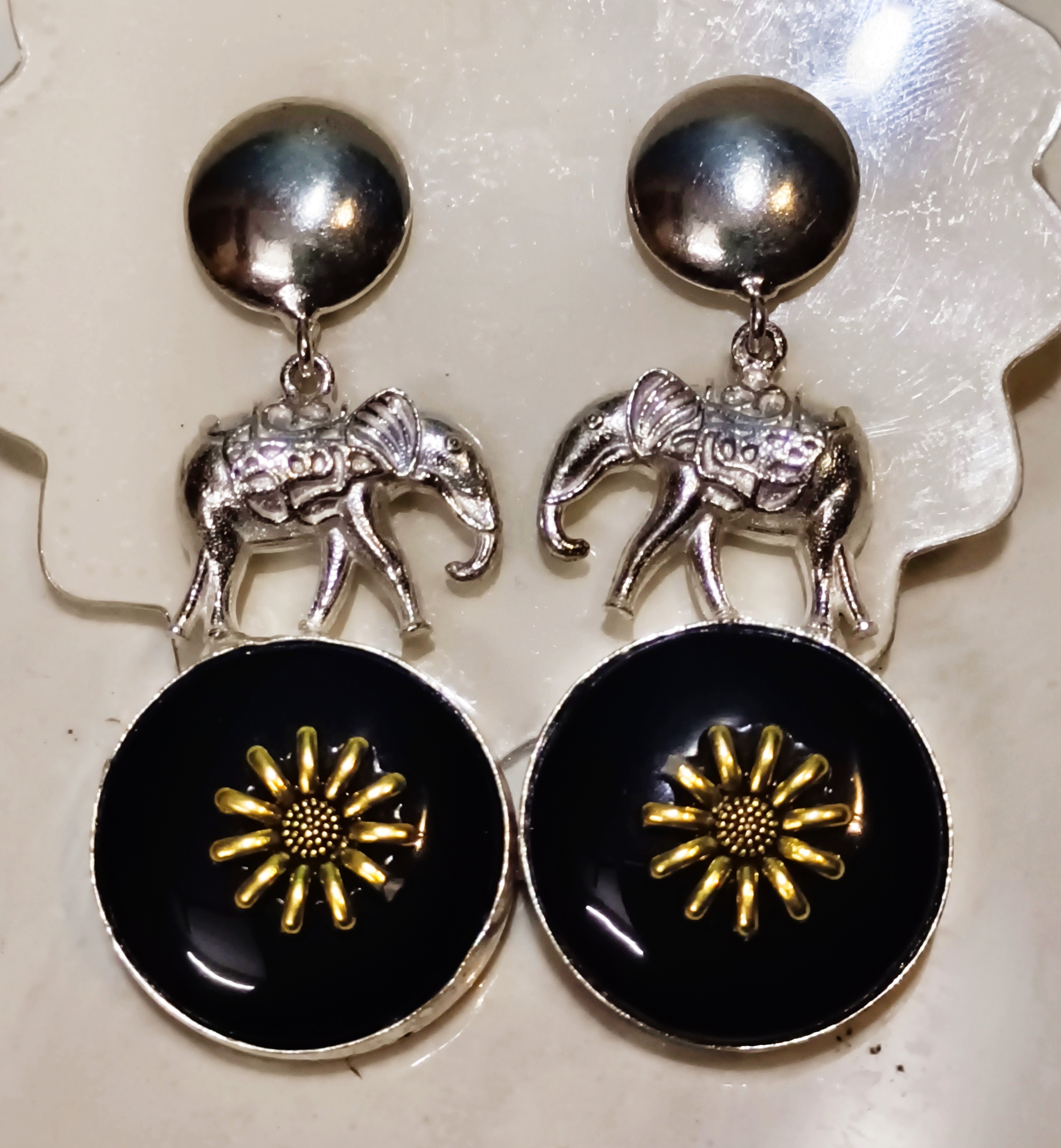 Elephant Dangle Earrings