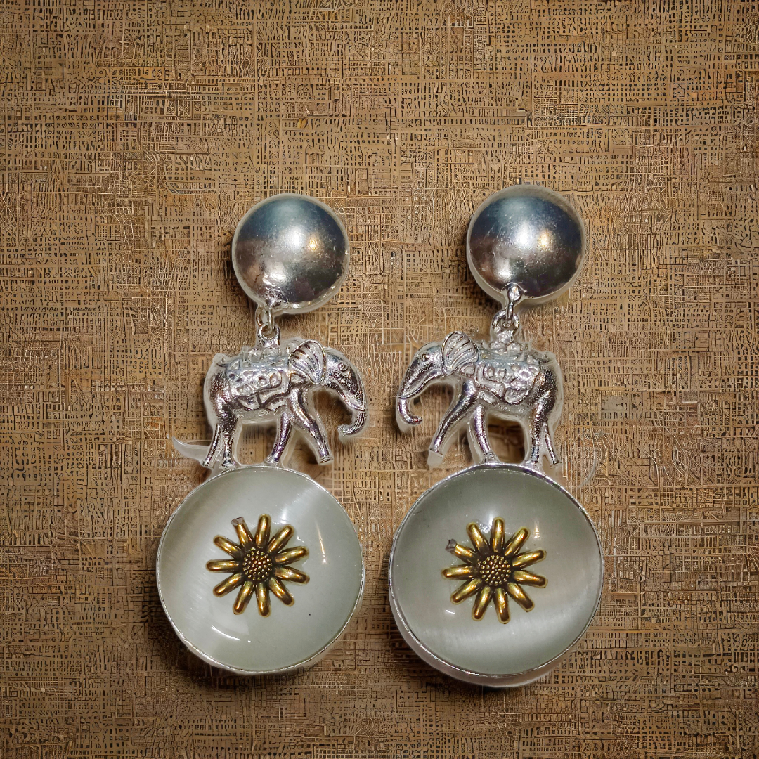Elephant Design Earrings