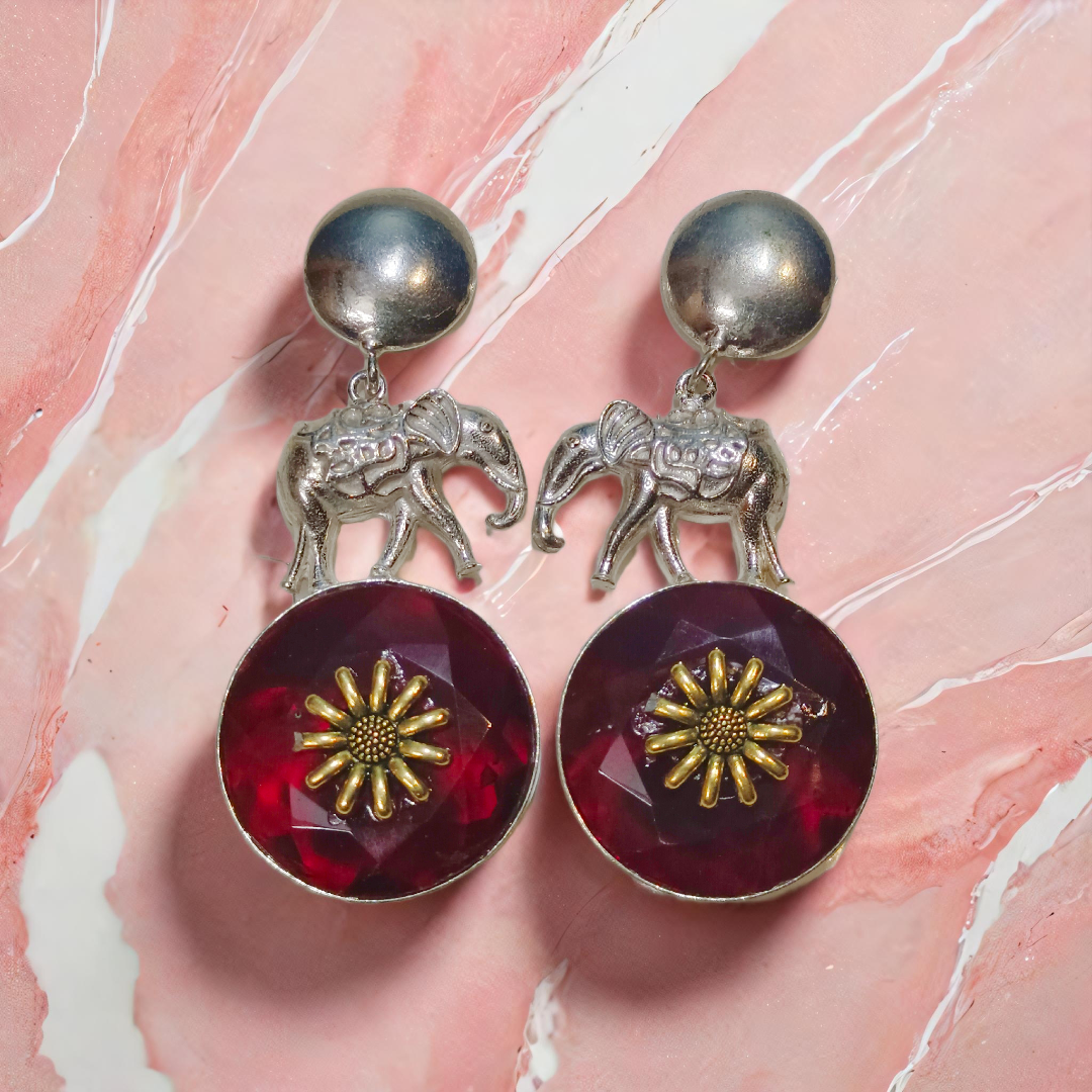 Vintage Elephant Earrings