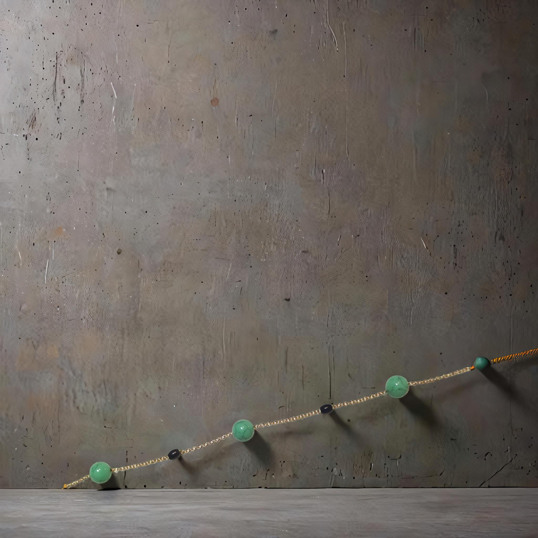 anklet and loose bracelet