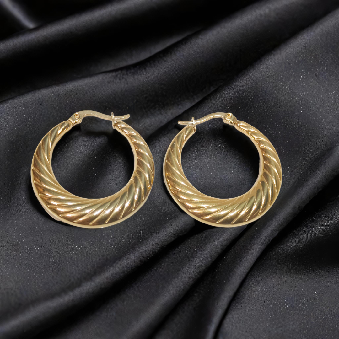 Gold Hoop Earrings