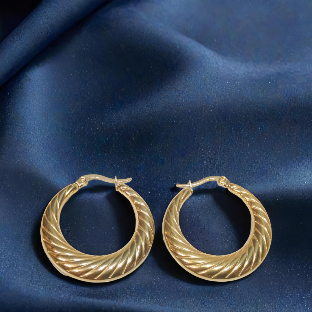 Gold Hoop Earrings