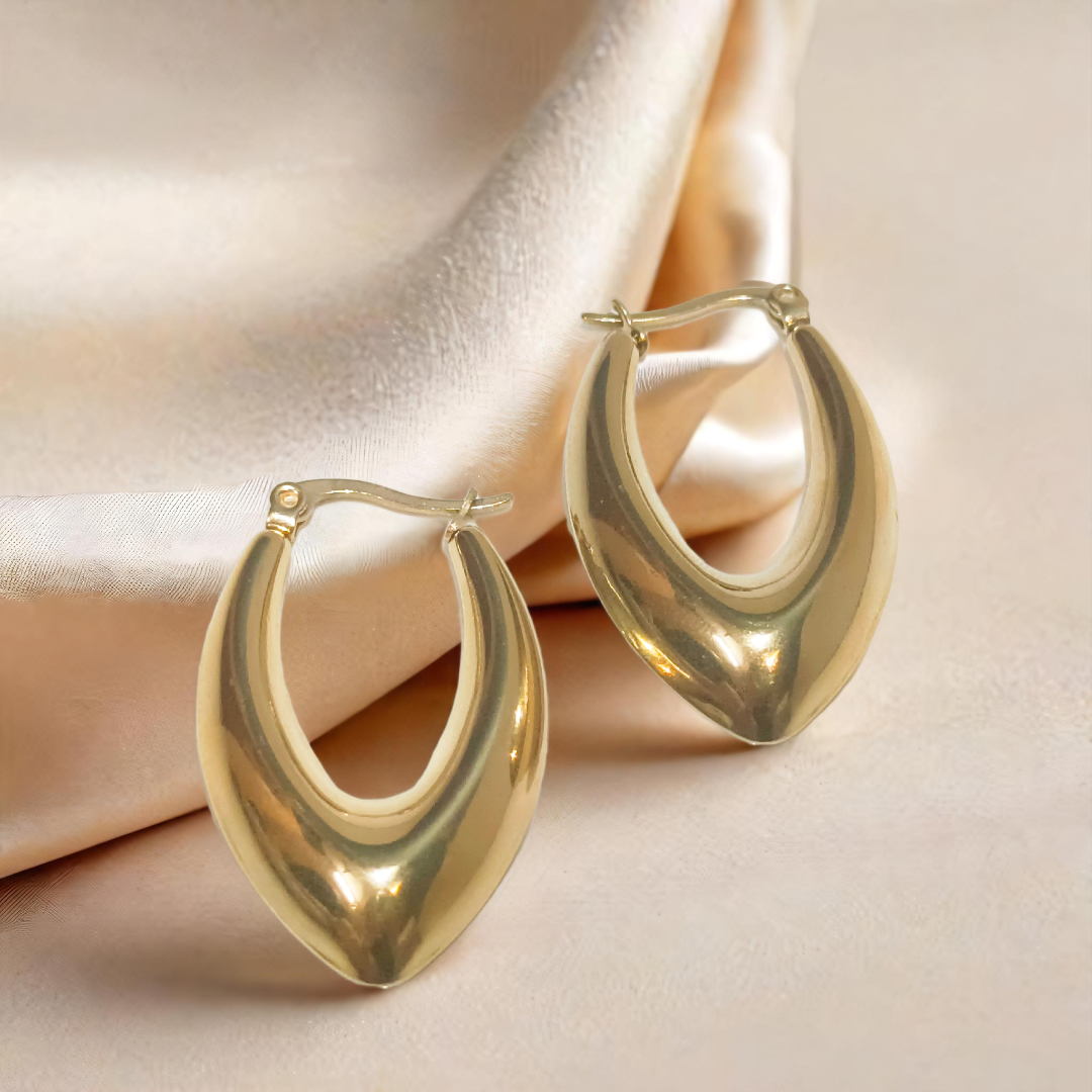 Elegant Gold Hoop Earrings