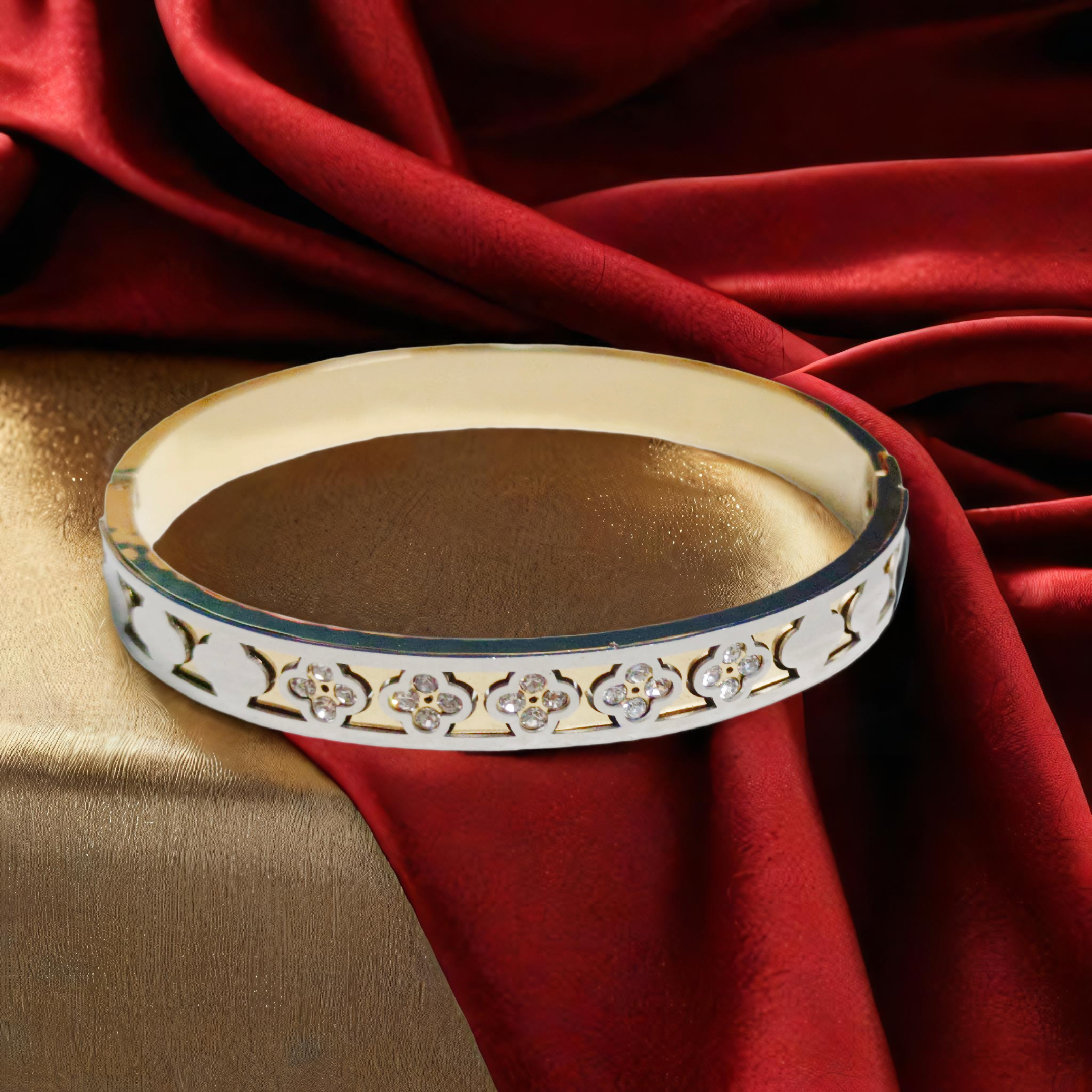 Elegant Enamel Bracelet
