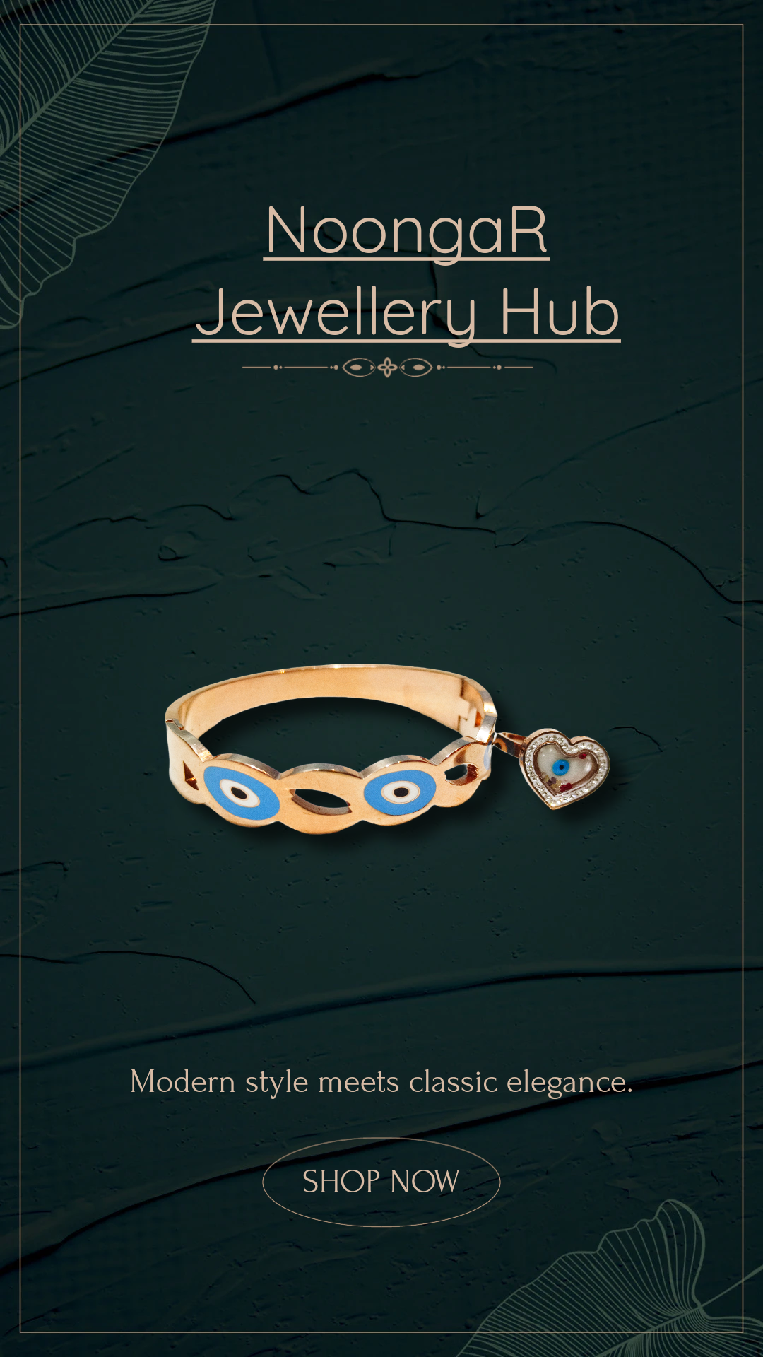 Gold Evil Eye Bracelet
