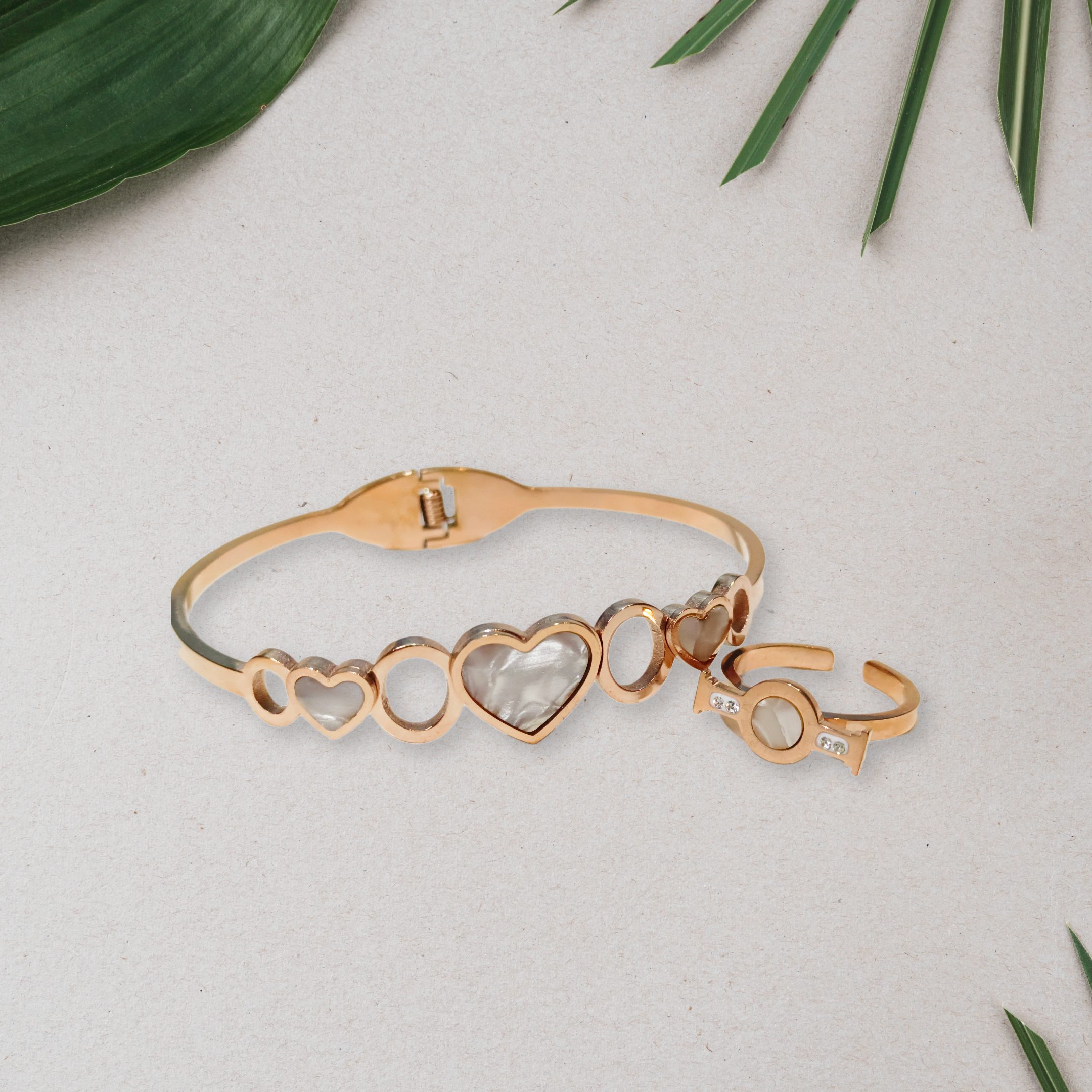 Gold Heart Bracelet