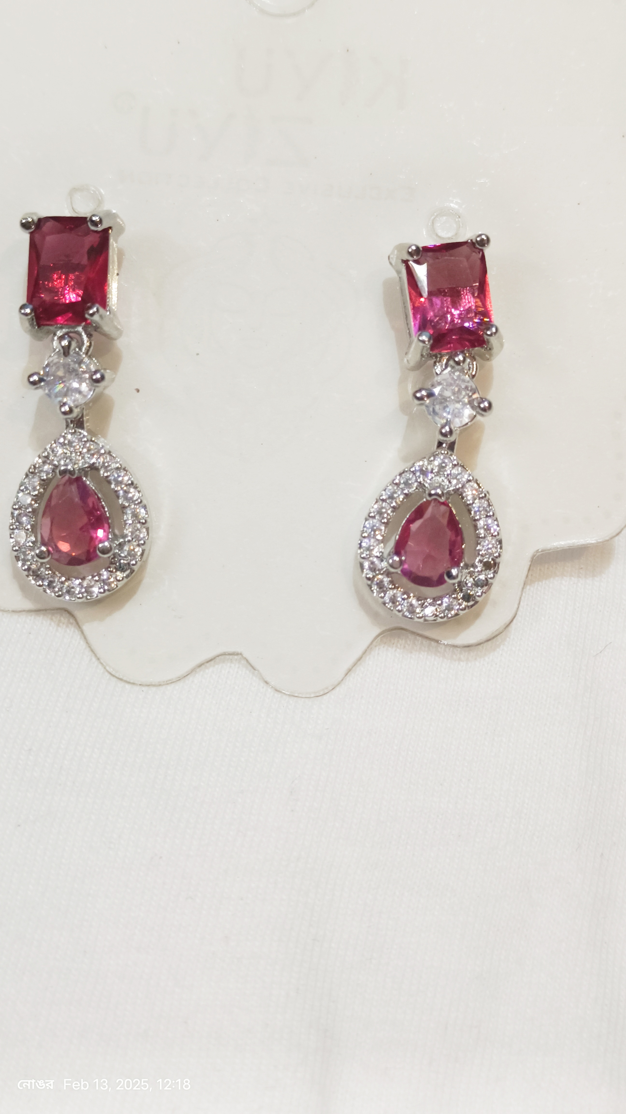 Elegant Ruby and Diamond Necklace