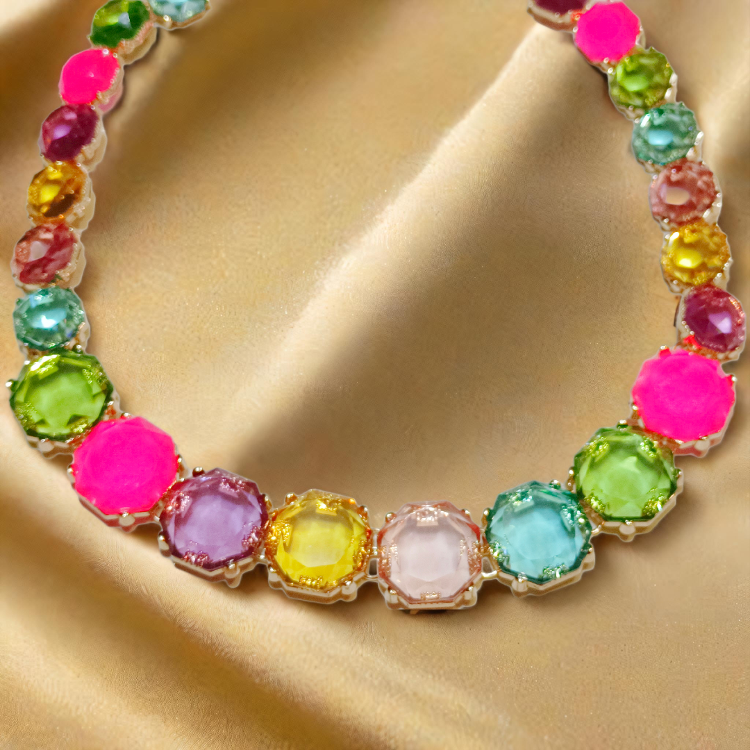 Colorful Gemstone Necklace