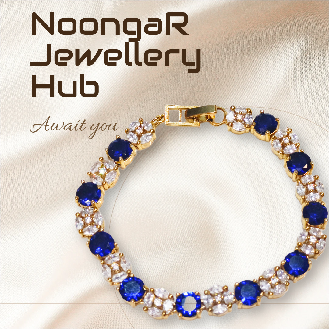 Elegant Blue Sapphire Bracelet