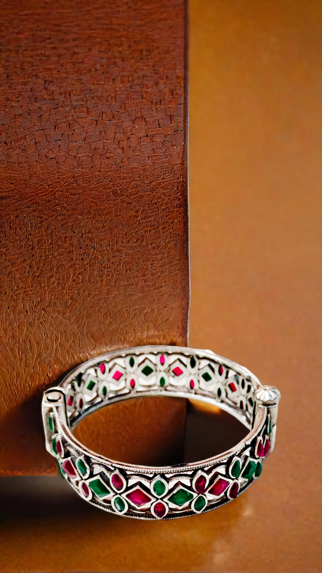 Silver Gemstone Bracelet