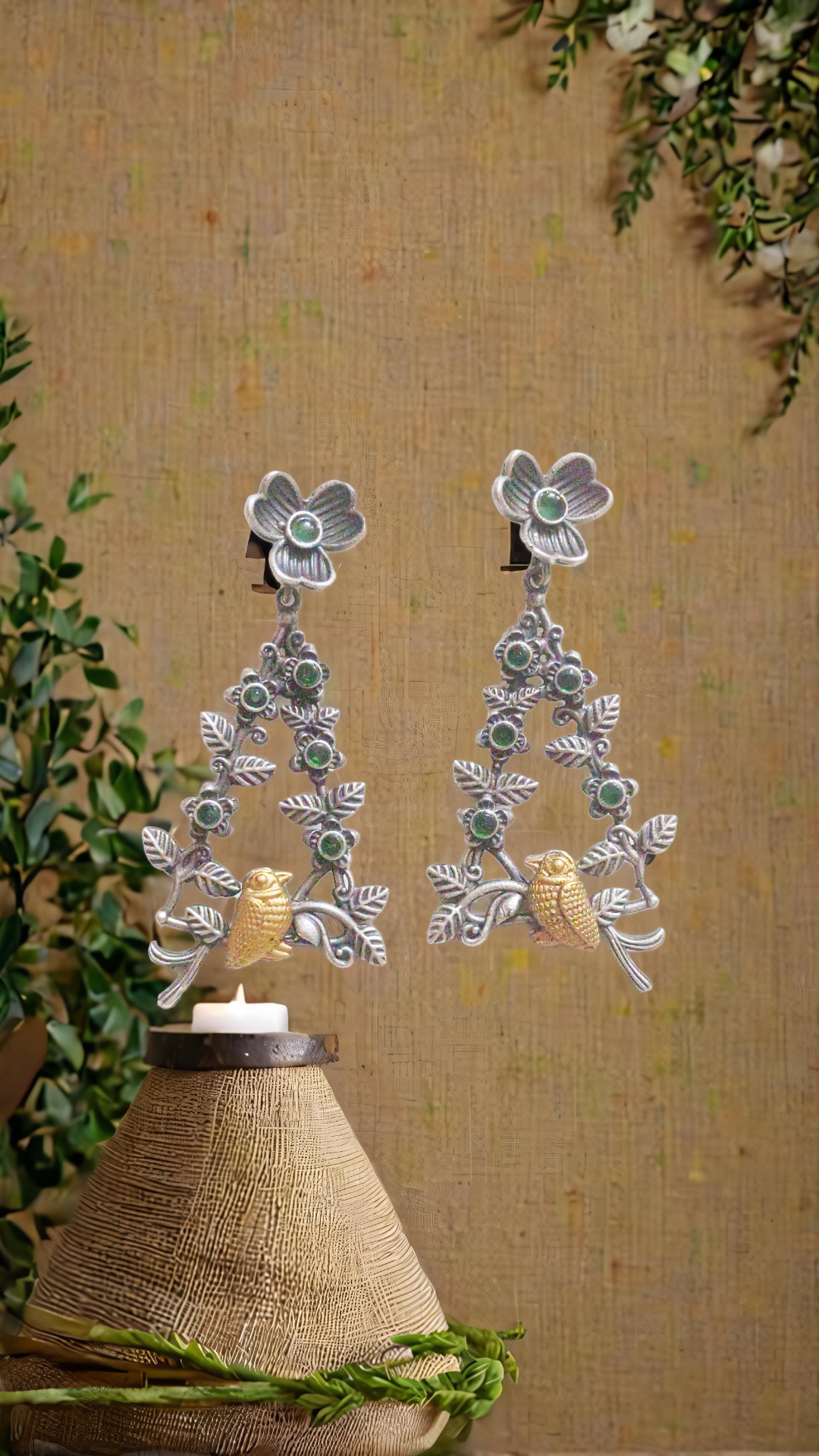 Elegant Floral Earrings