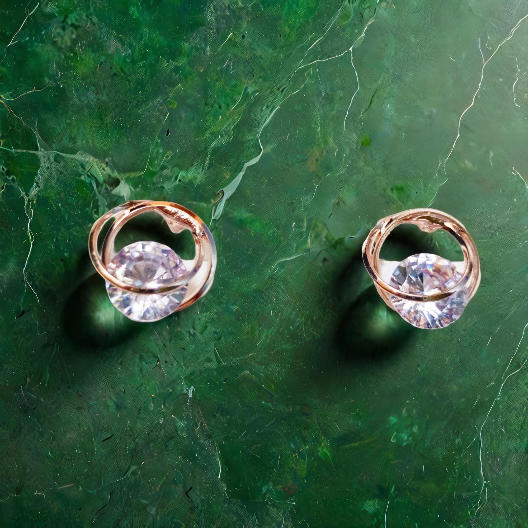 Pair of Diamond Stud Earrings