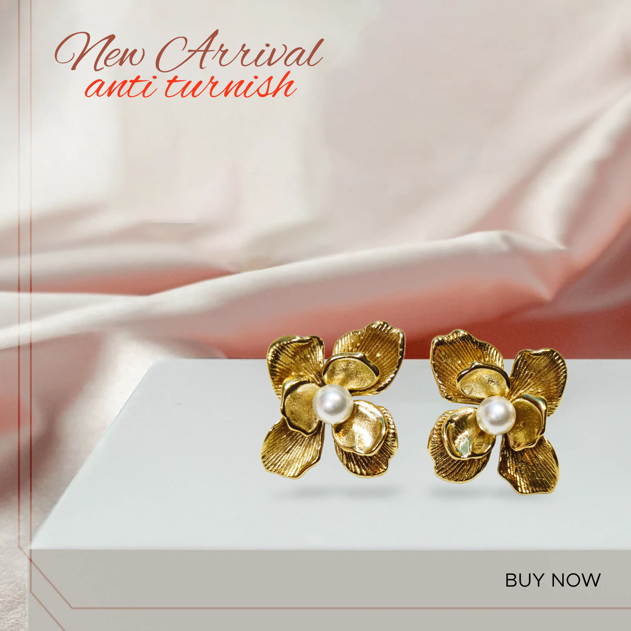 Floral Pearl Earrings