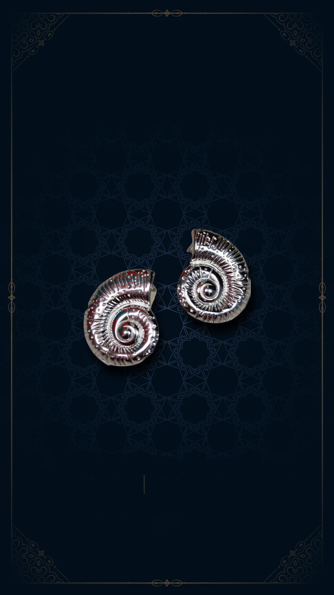 Silver Spiral Earrings