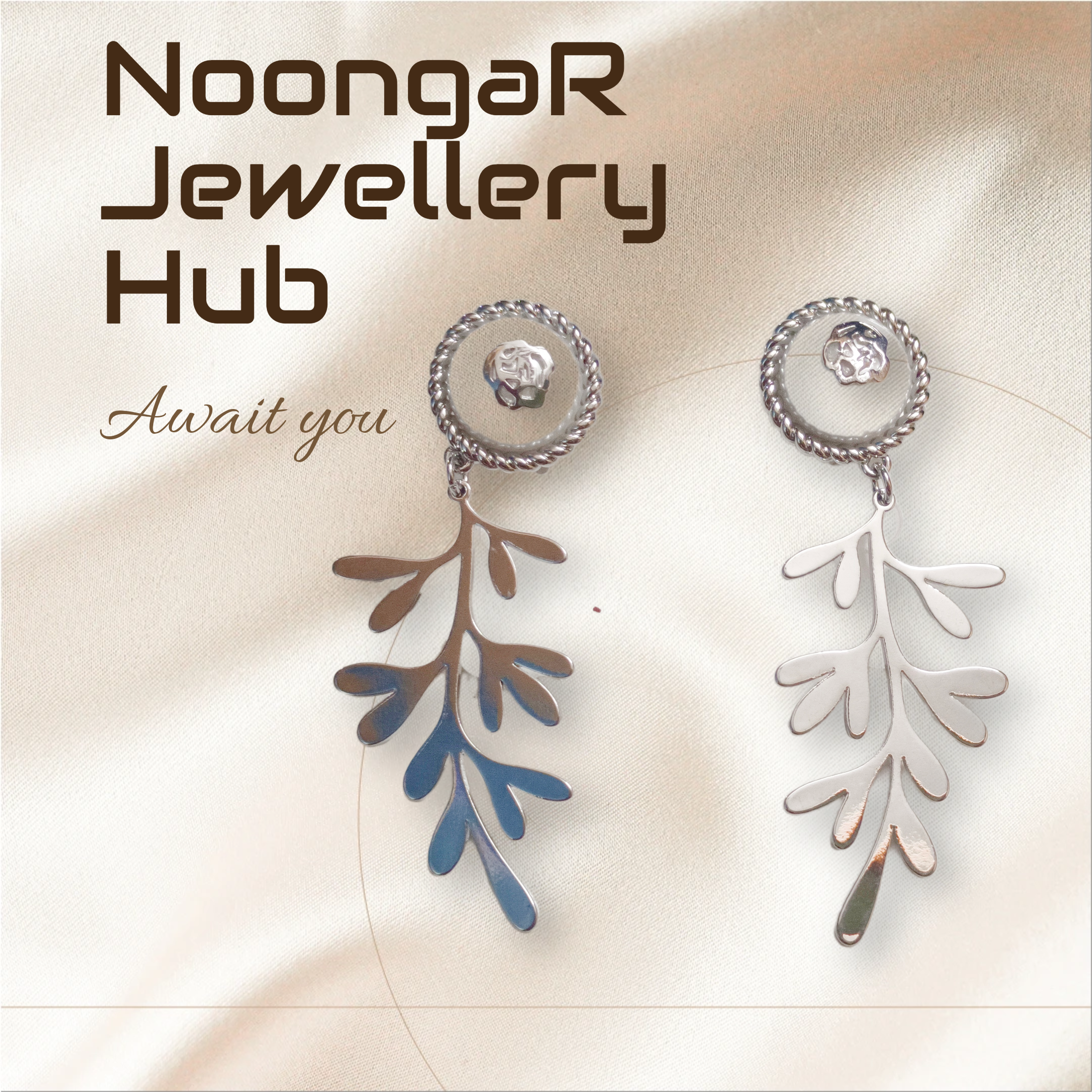 Elegant Leaf Drop Earrings