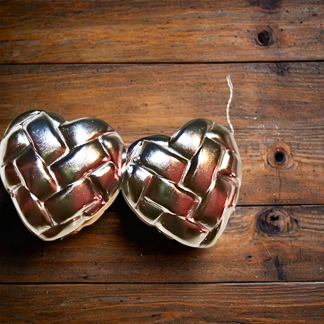 Woven Heart-Shaped Decorations