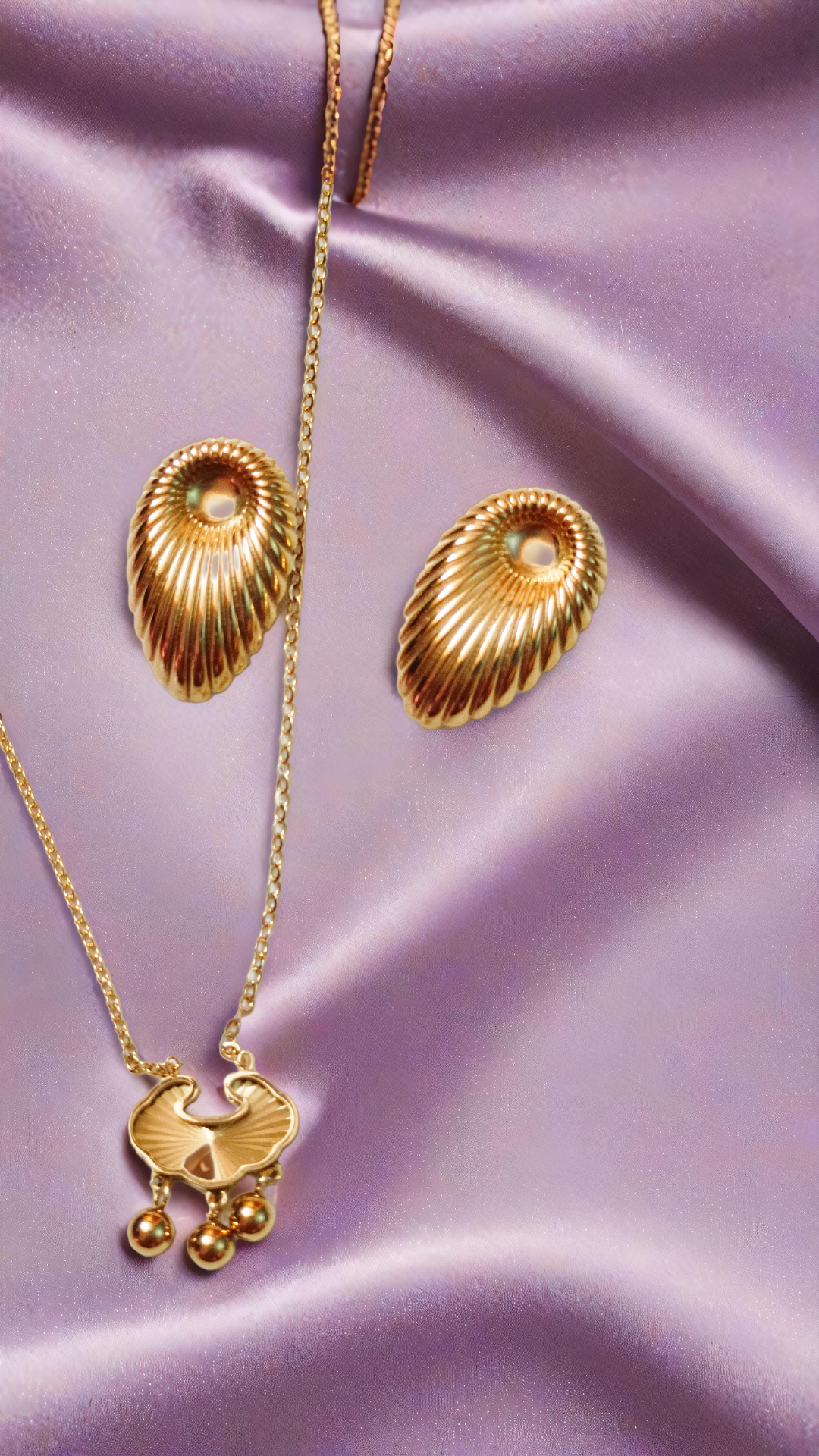 Gold-Plated Jewelry Set