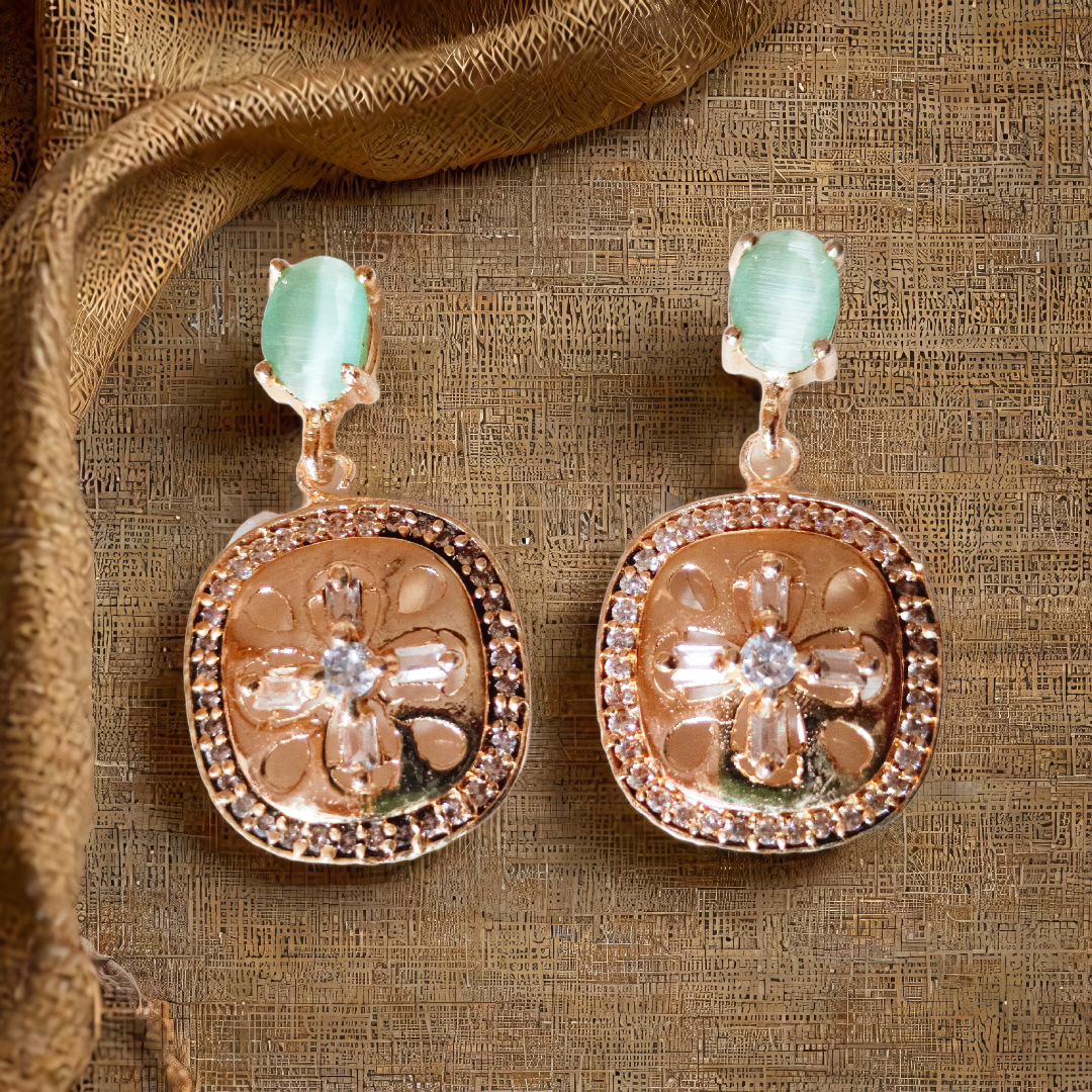 Elegant Rose Gold Earrings