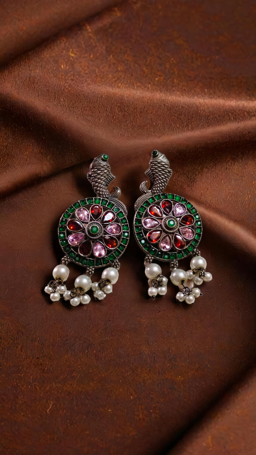 Vintage Floral Earrings
