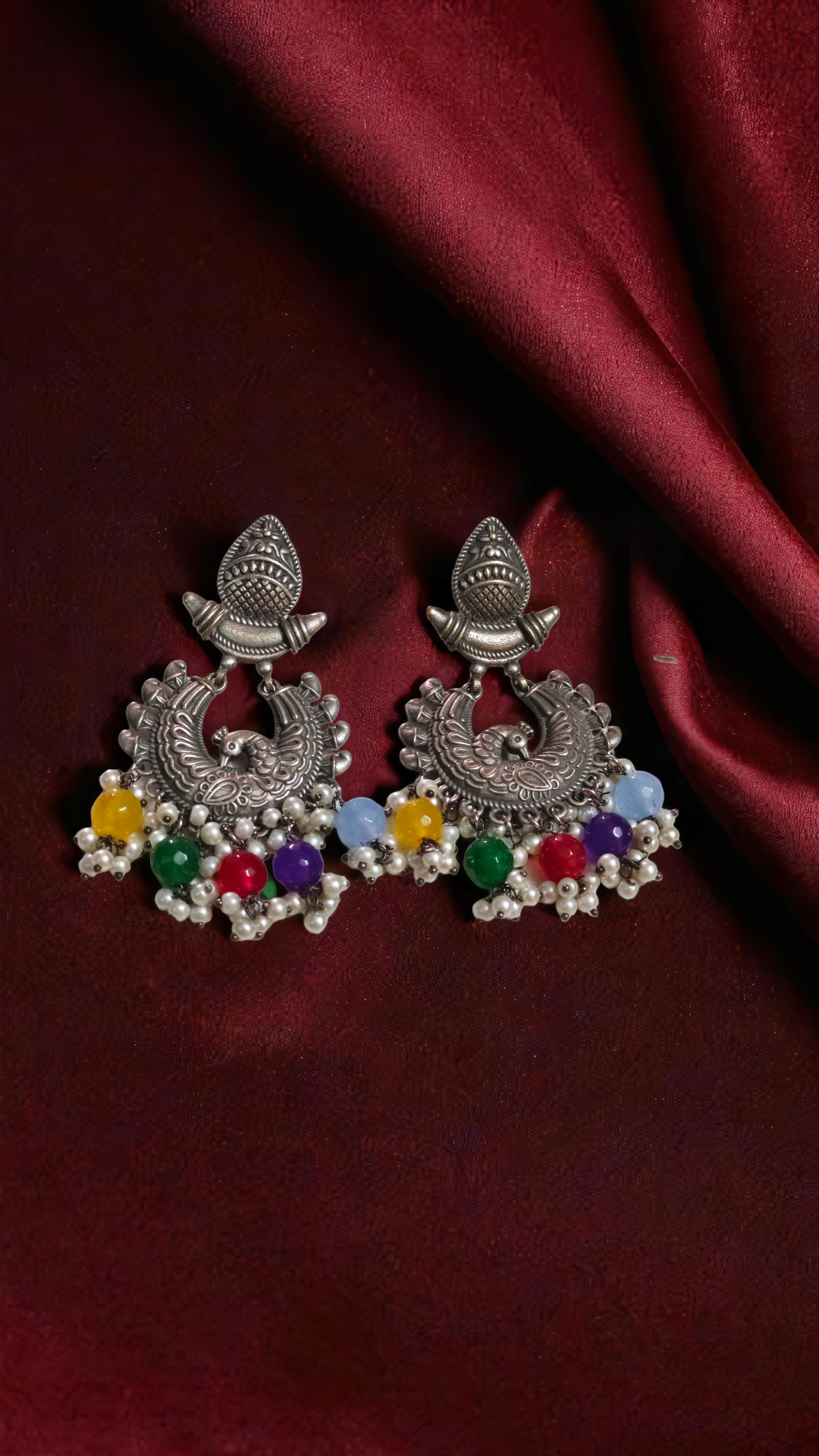 Bohemian Silver Earrings