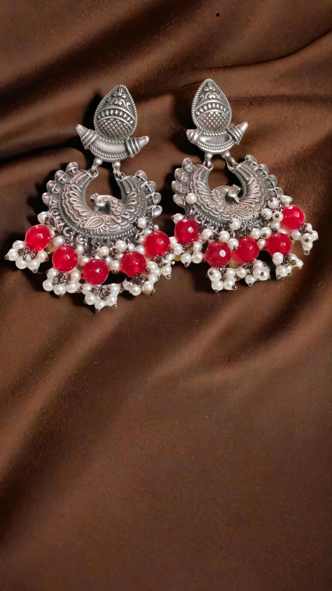 Traditional Silver Earrings