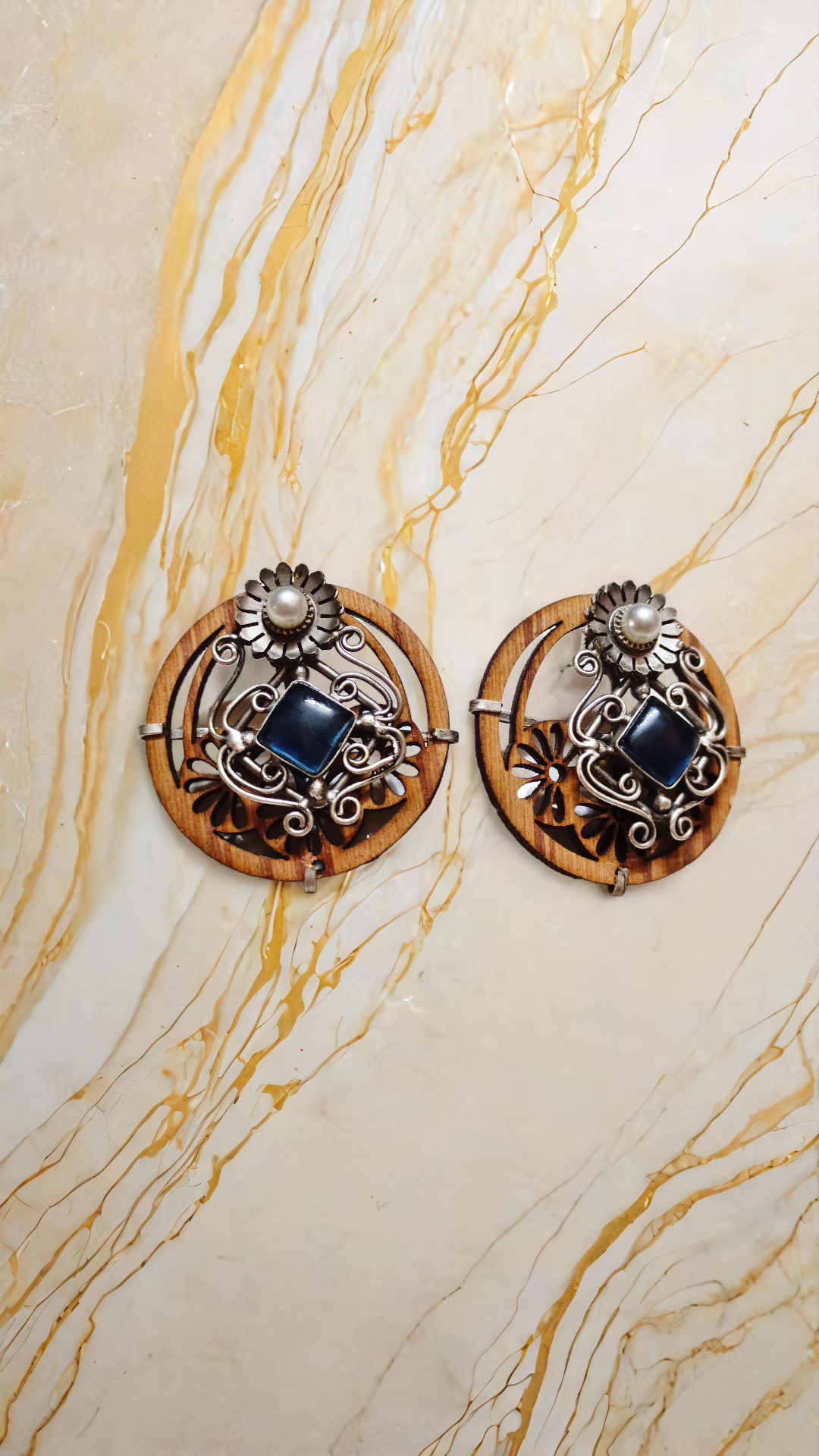 Handcrafted Wooden Earrings