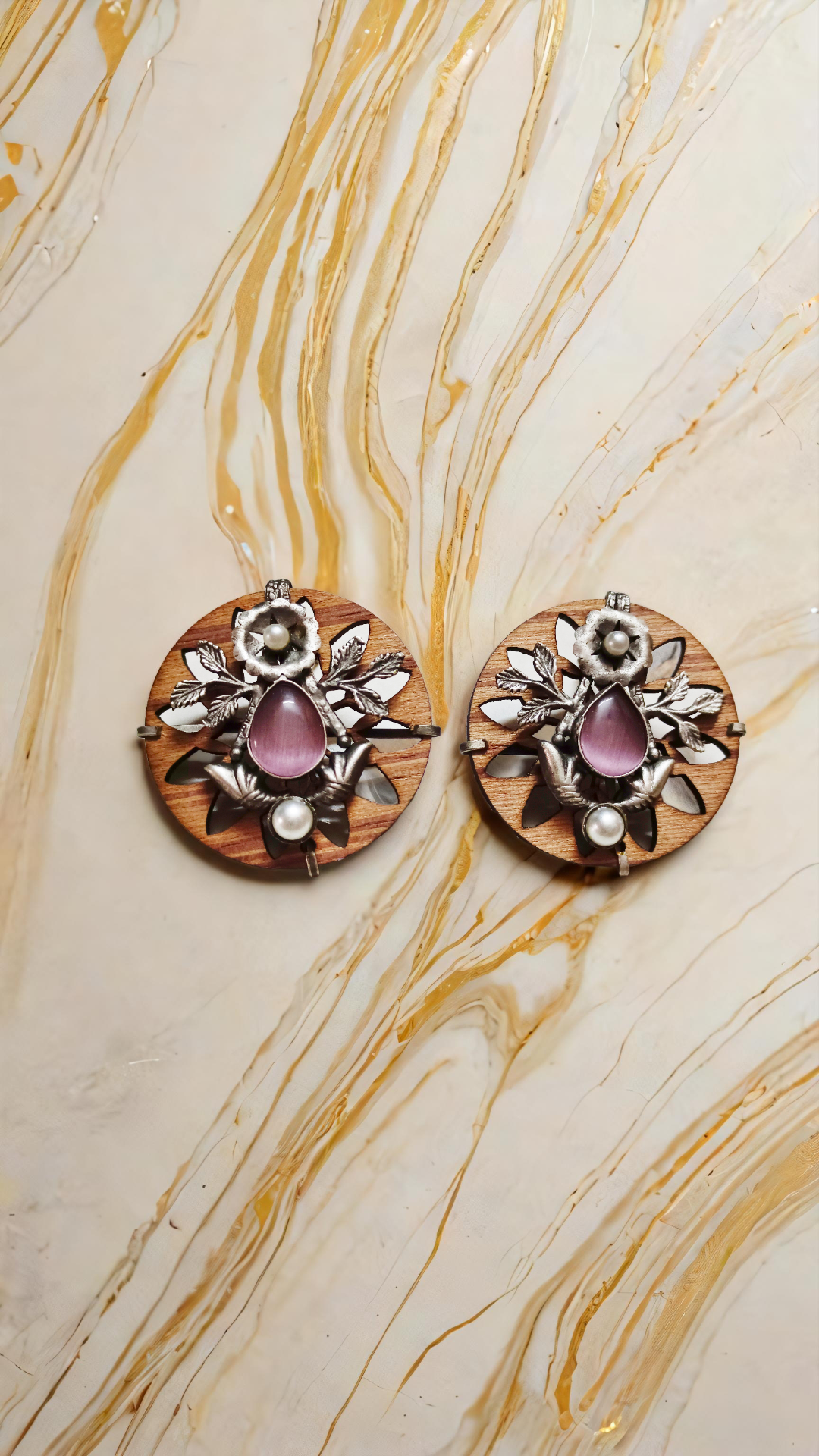 Handcrafted Wooden Earrings