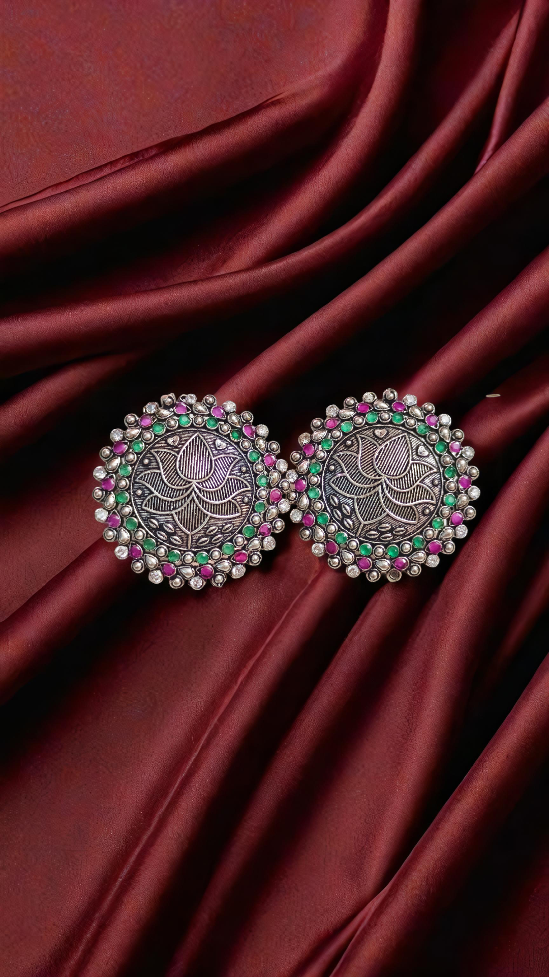Ethnic Silver Earrings