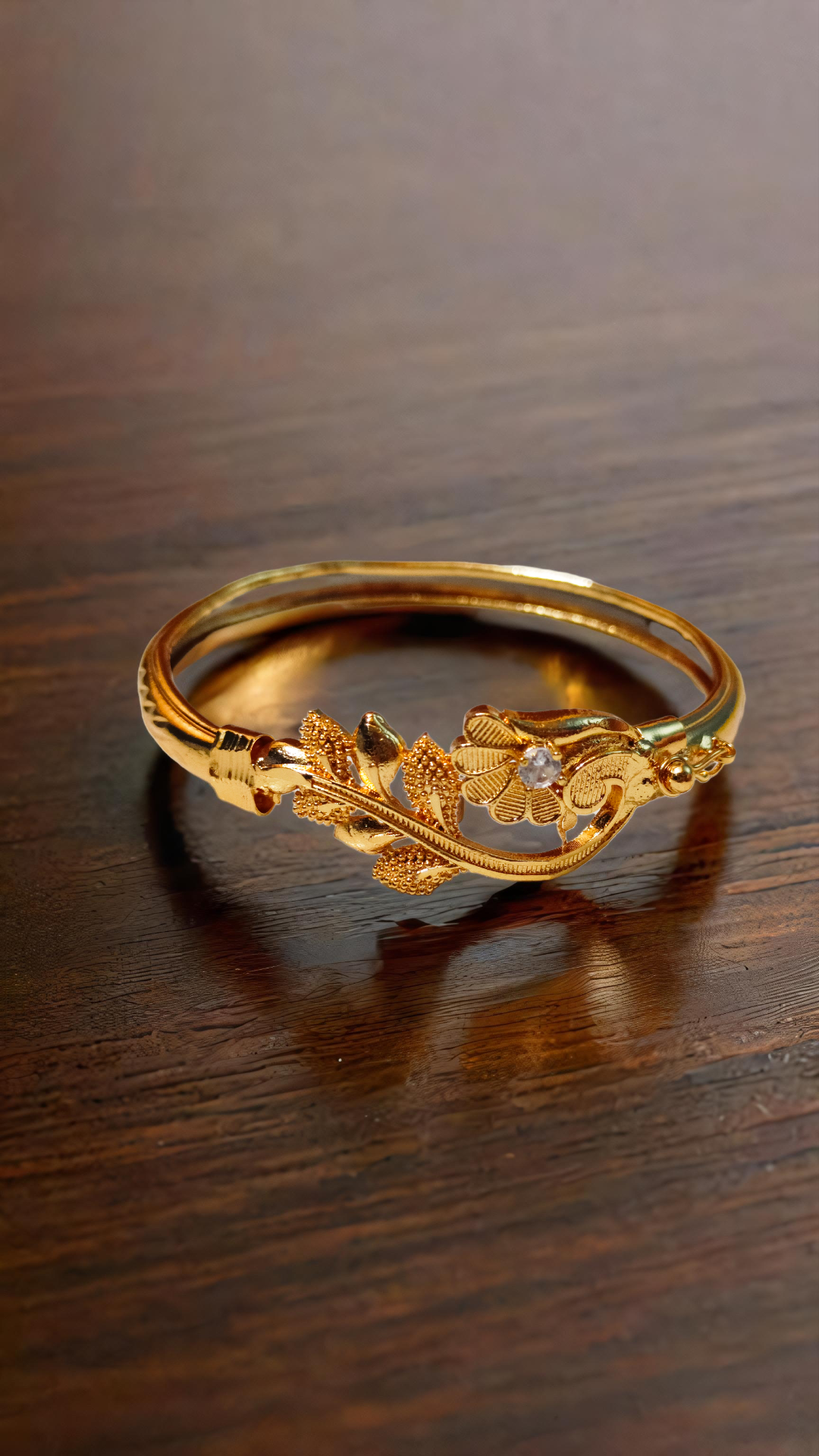 Gold Floral Bracelet