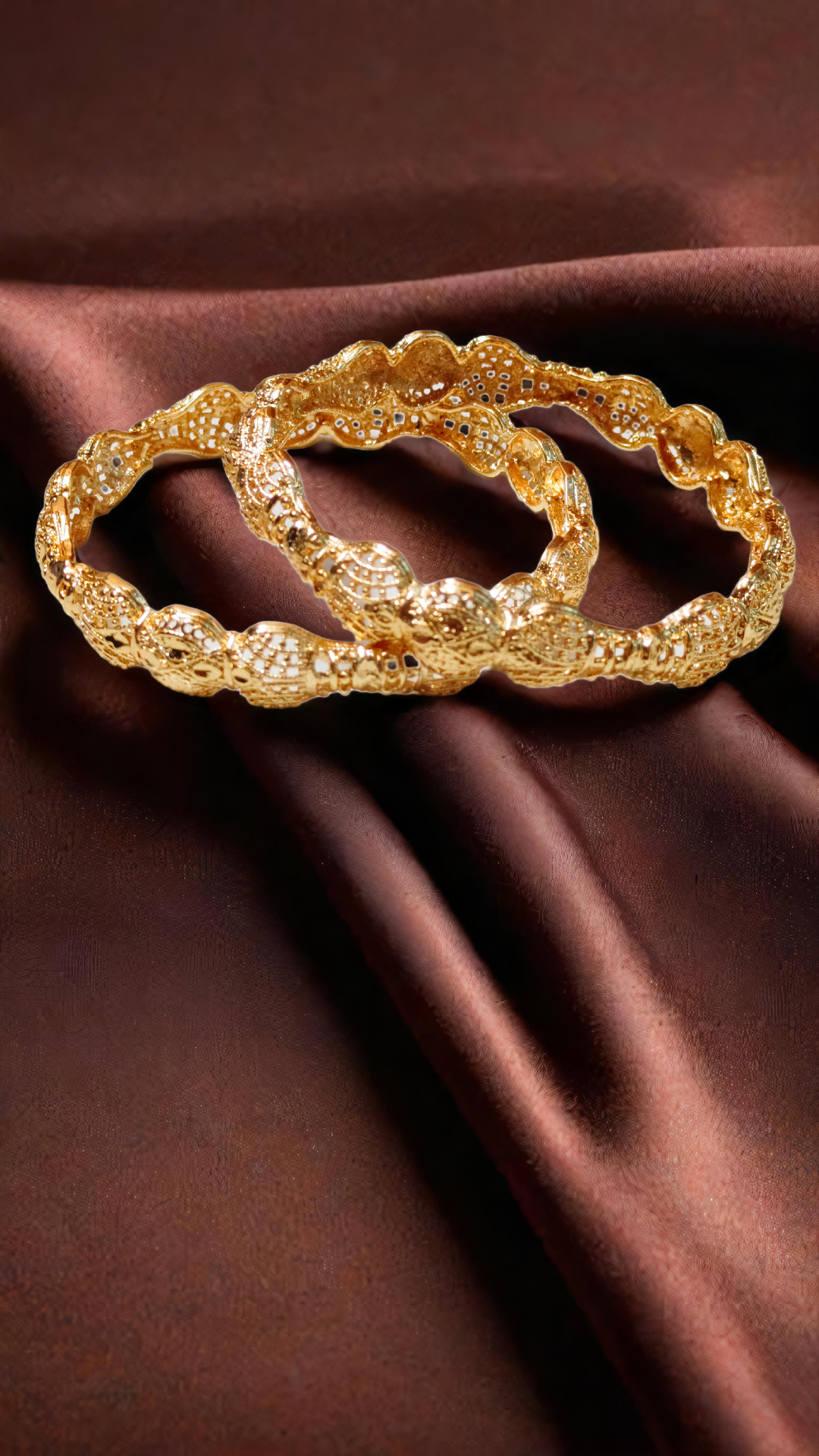 Gold Bangles KAKON 24 INCHI