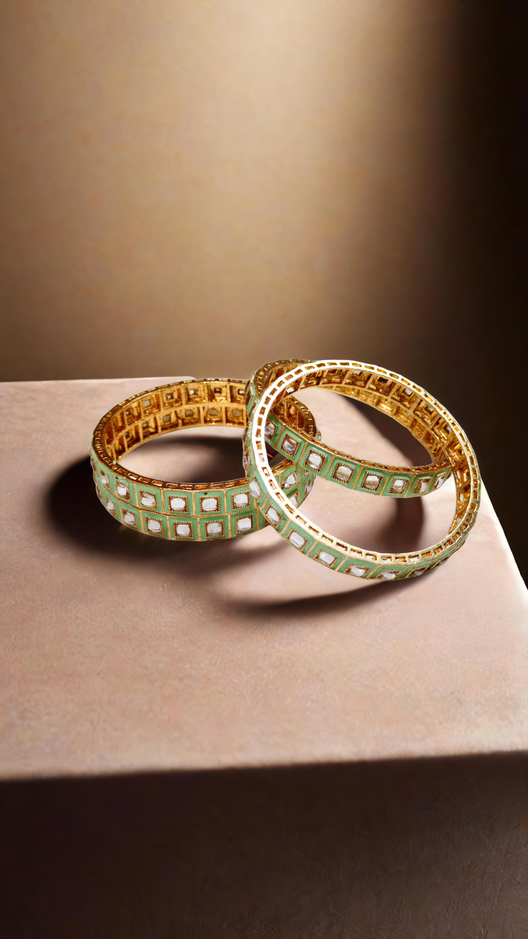 Elegant Gold Bangles SET OF 4