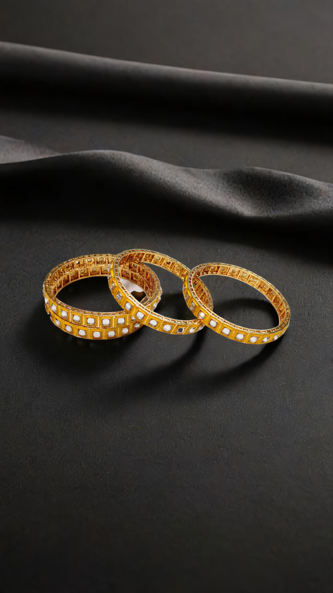 Elegant Gold Bangles SET OF 4