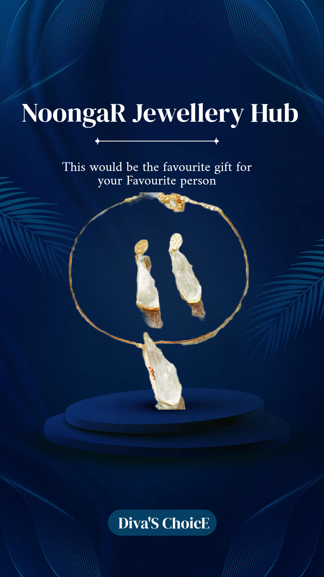 BRASS JEWELLERY,SUGAR DRUEZY STONE