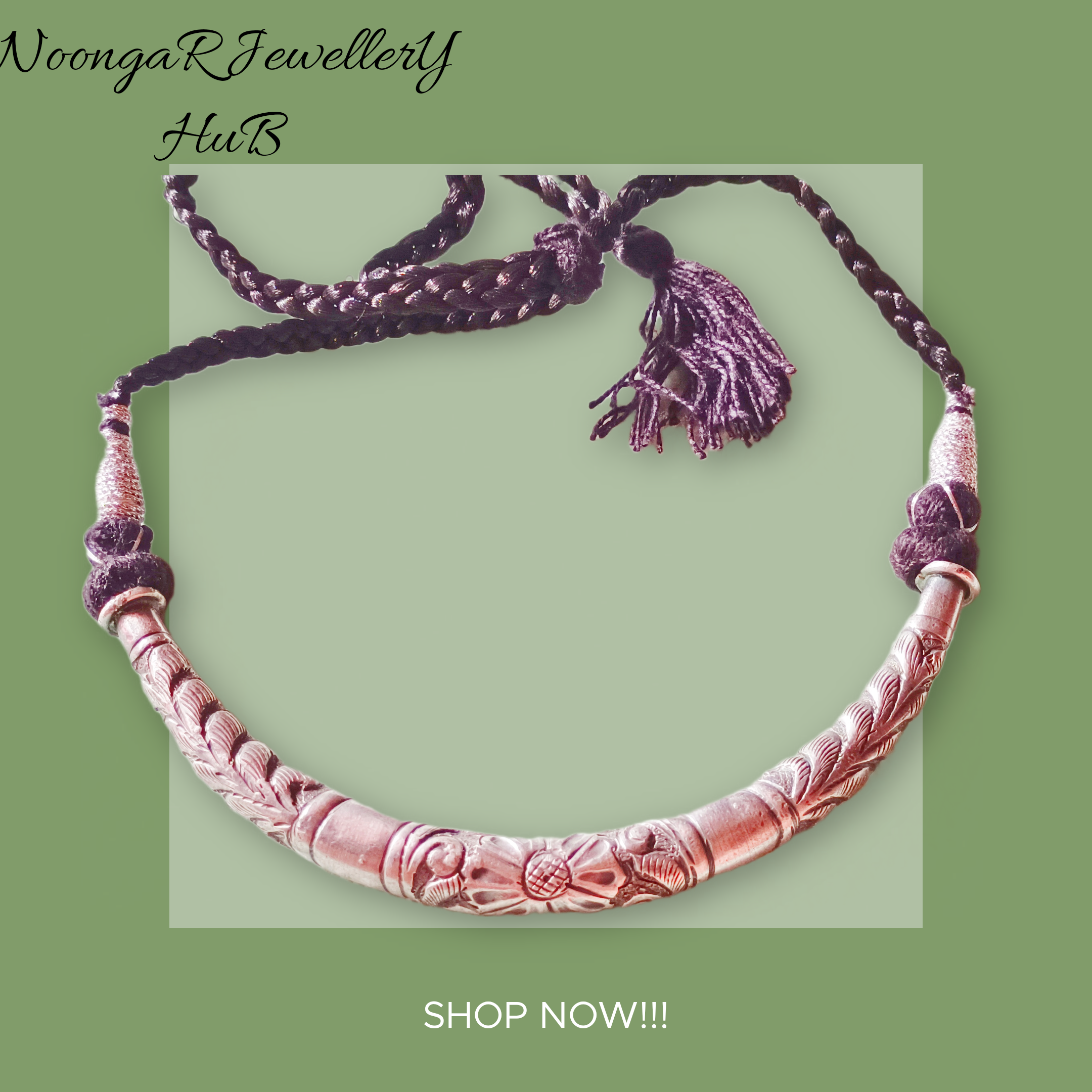 Handcrafted Necklace, SILVER REPLICA PREMIUM QUALITY