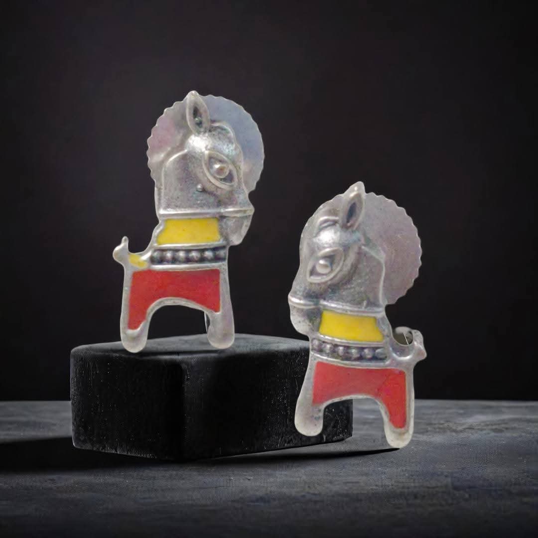 Handcrafted Horse-shaped Earrings