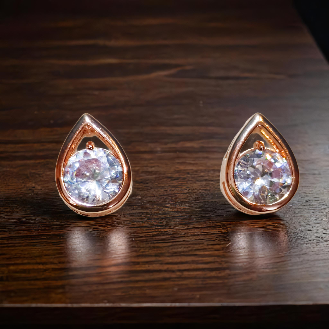 Gold Teardrop Earrings