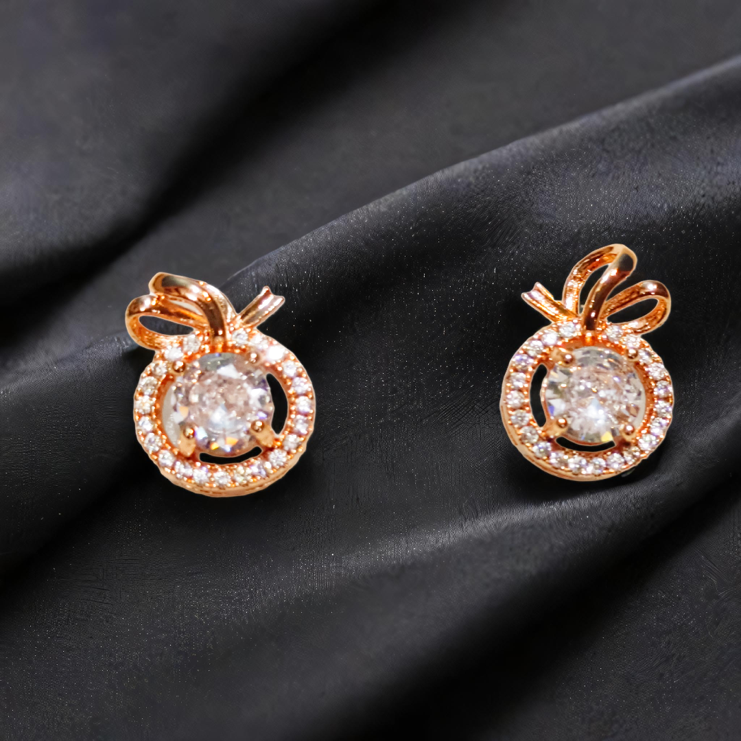 Elegant Rose Gold Earrings