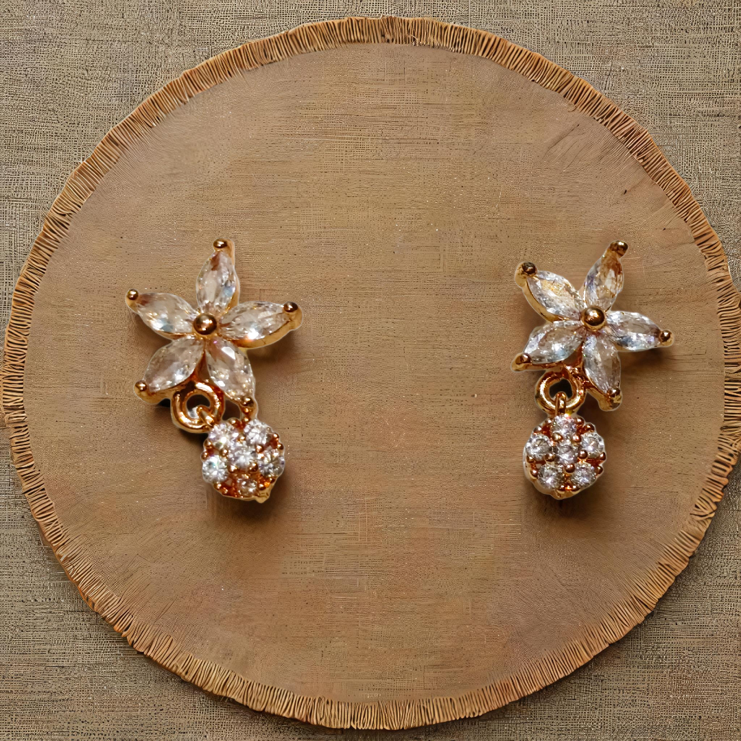 Elegant Floral Earrings