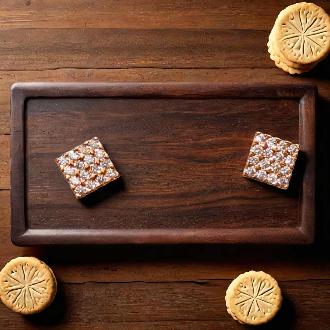 Wooden Serving Tray with Assorted Biscuits