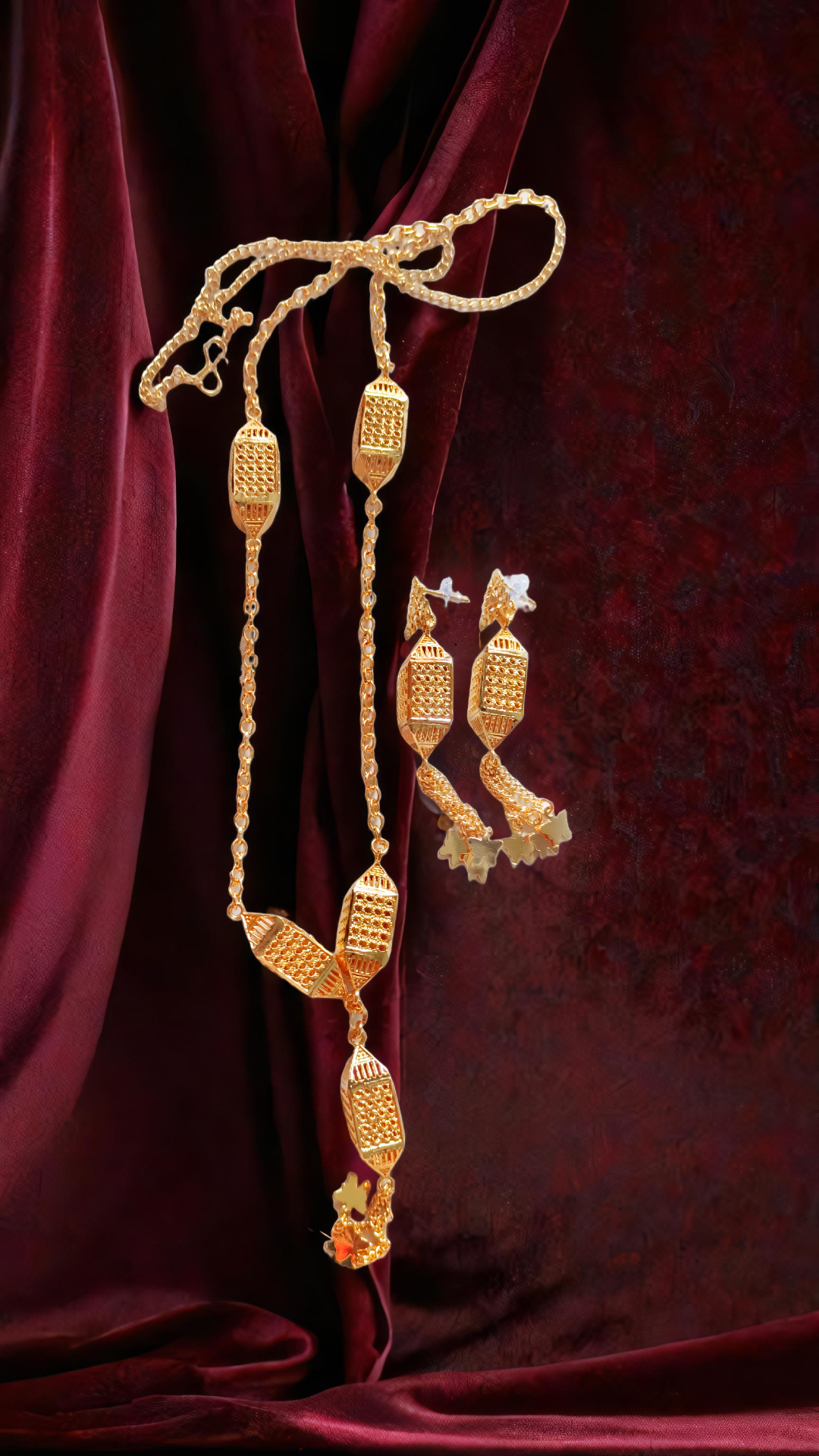 Golden Jewelry Set