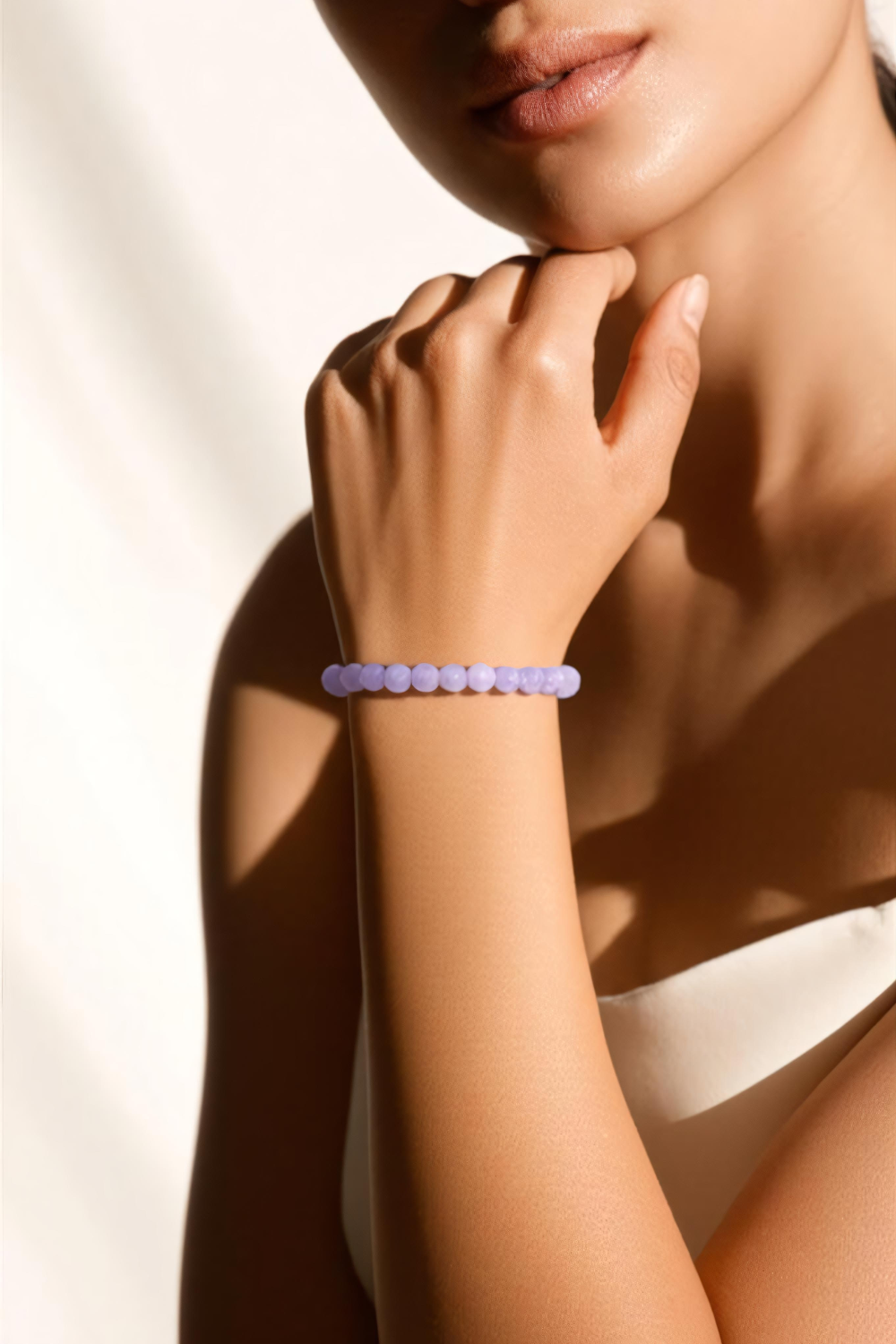 Purple Beaded Bracelet