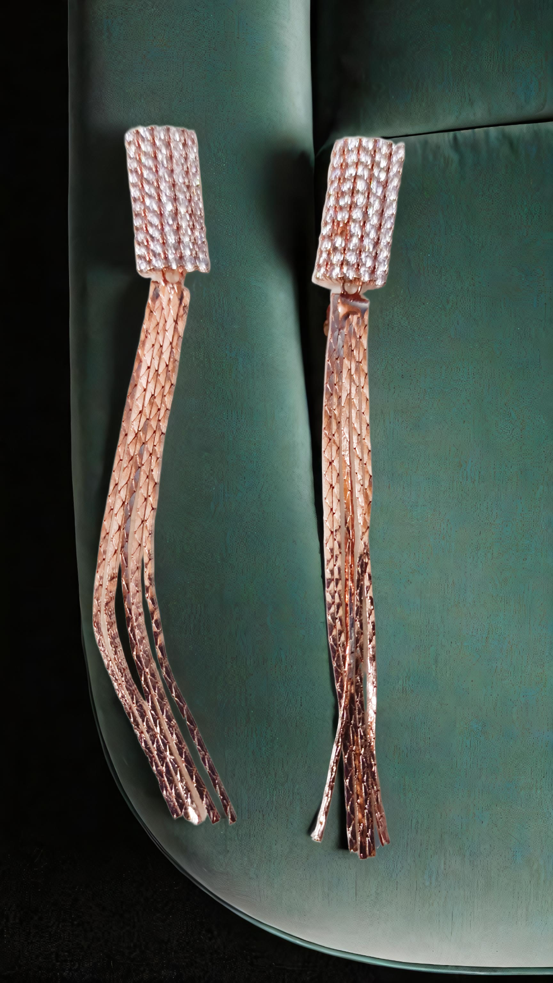 Elegant Rose Gold Earrings